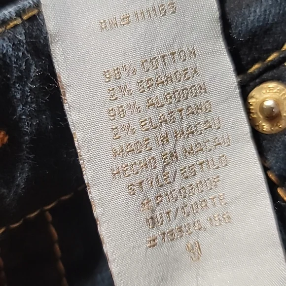 COPY - BABY PHAT BOOTCUT VINTAGE 90's HIP HOP Y2K DARK WASH DENIM BLUE JEANS JU… - Picture 8 of 16